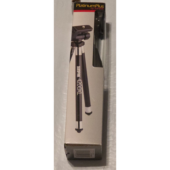 Sunpak - PlatinumPlus 4200XL 42" Tripod - Black - Picture 4 of 5